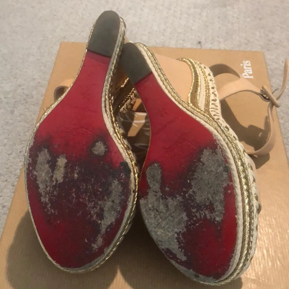 Christian Louboutin Nude Espadrilles - Picture 5 of 8
